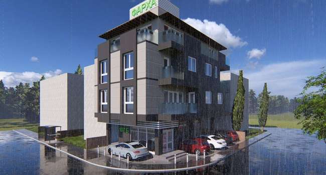 Apartment under construction image