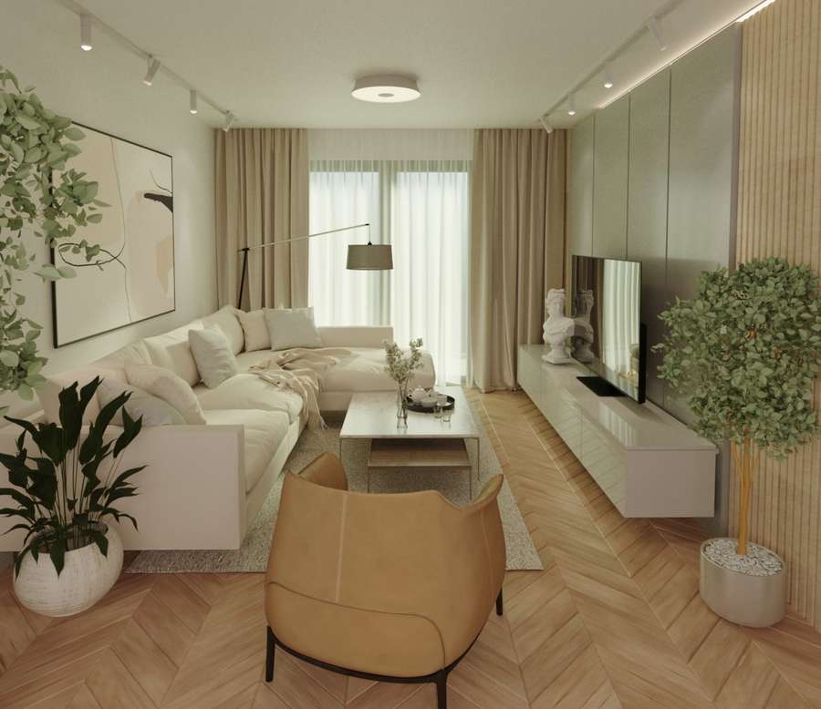 Apartment in a new building in Debar Maalo - 1