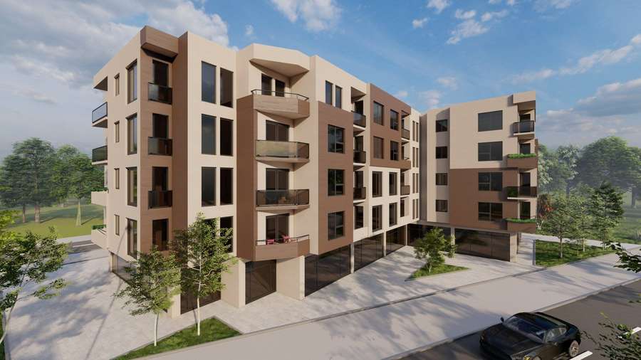 Two-room apartment under construction Blvd. Tourist 48 sqm - 1