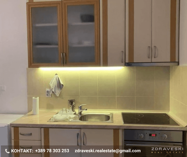 Apartament me qira në qendër të Ohrit 27m2 - 3