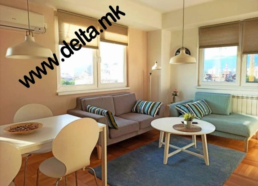 Jepet me qira apartament i ri, i mobiluar bukur me tre dhoma gjumi në Aerodrom - 1