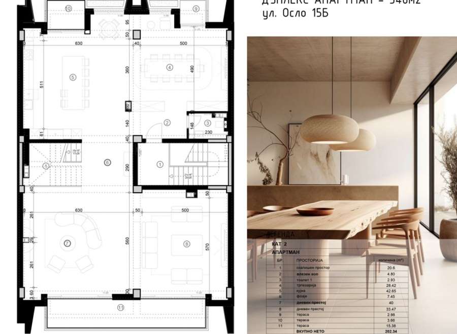 Apartament ekskluziv 346m2 në Taftalidze - 1