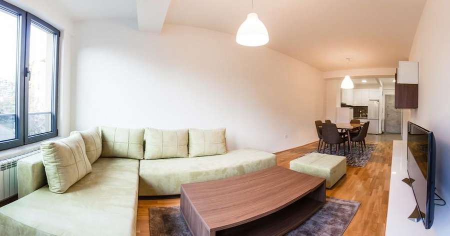 Kapishtec 55m2 apartament me dy dhoma i mobiluar me parkim - 1