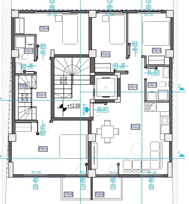 Се продаваат станови во Центар, новоградба (49м2, 53м2, 86м2) - 2