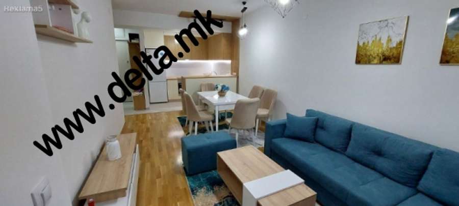 Apartament me dy dhoma gjumi të mobiluar plotësisht në Aerodrom - 1