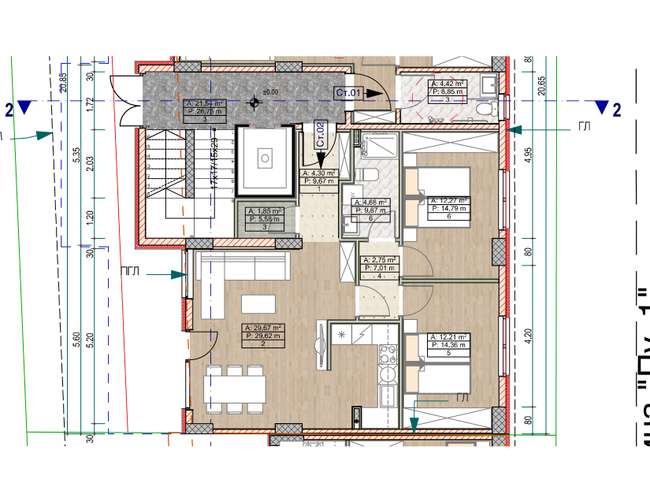 Стан во изградба – Приземје, ул. „Сирма Војвода“ – Охрид - 2