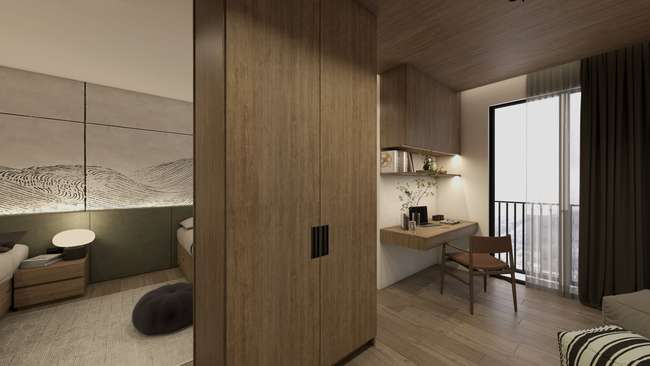 Апартман со двор во нов комплекс во Маврово - 3