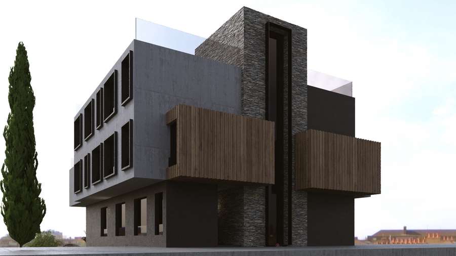 Penthouse në një kompleks të ri në Zhdanec - 1