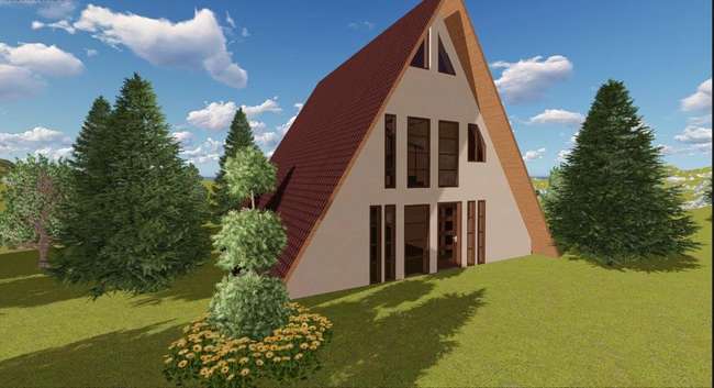 Building plot in Ponikva with approved project - 2