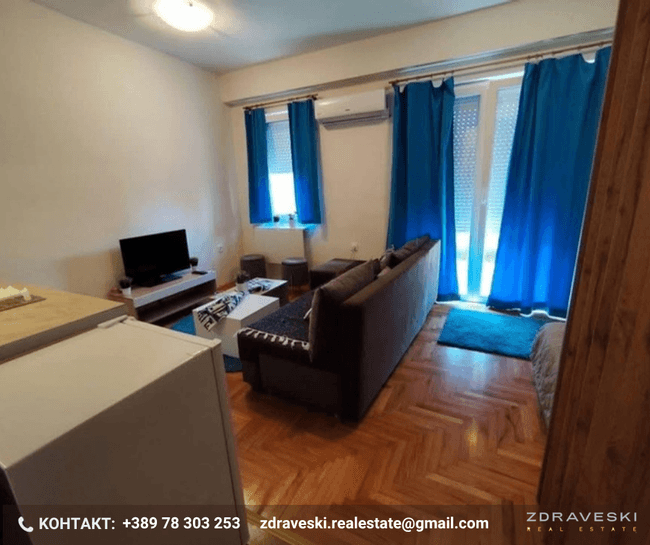 Apartament me qira në qendër të Ohrit 27m2 - 2