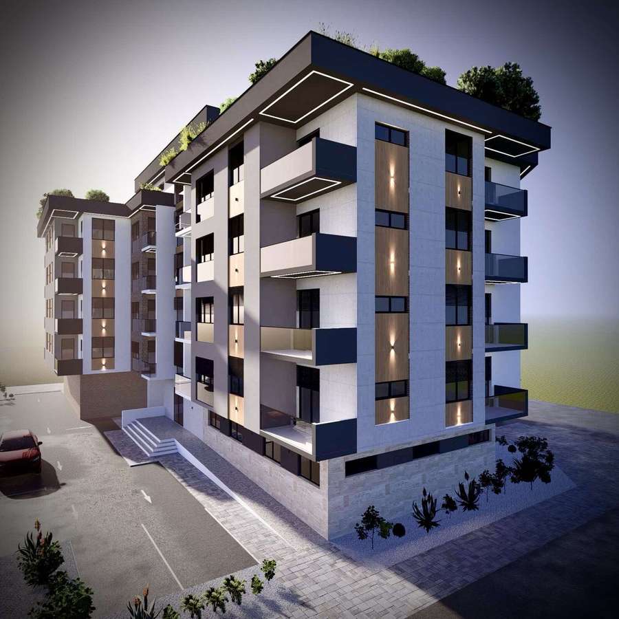 Apartament Dy-Dhomësh në Qendër të Rreptë të Ohrit 65 m2 - 1