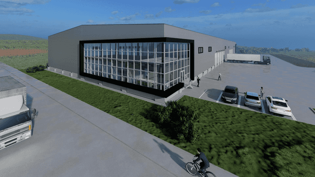 Pronë industriale e re me tokë në Petrovac - 2