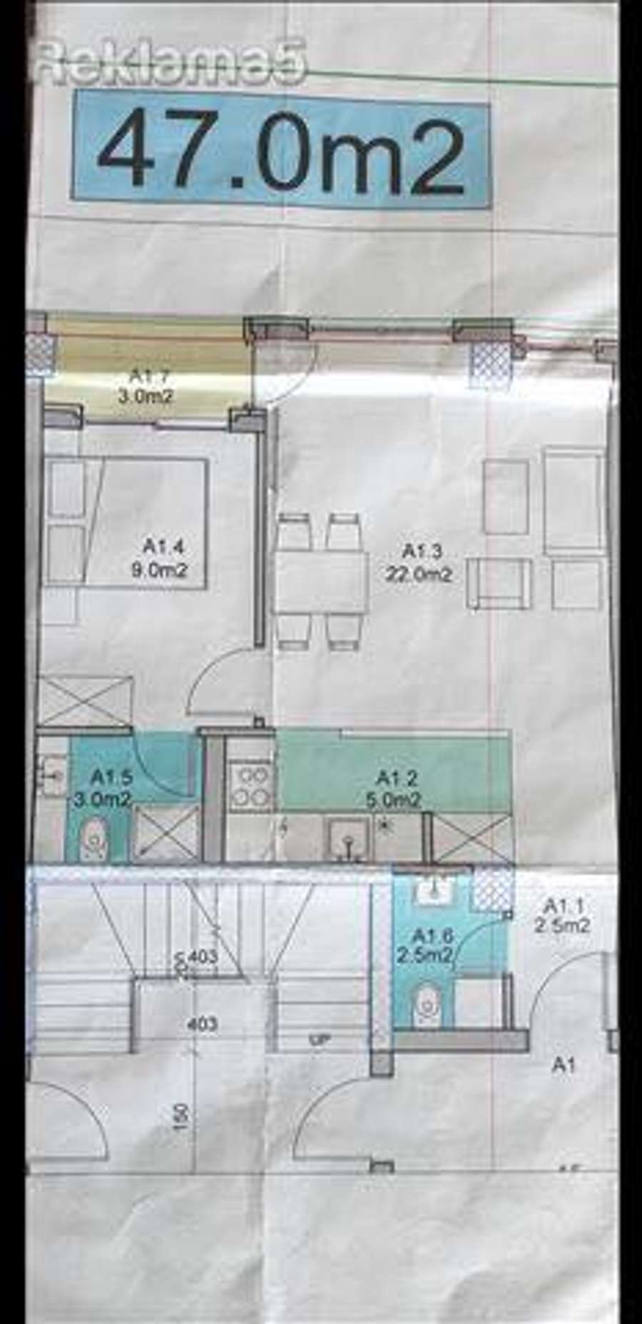 Apartment in Imajte predvid deka presmetkata za kredit e približna i možebi ne e celosno točna. Za točni informacii i realni uslovi za otplata, ve sovetuvame da ja posetite vašata banka. - View 4