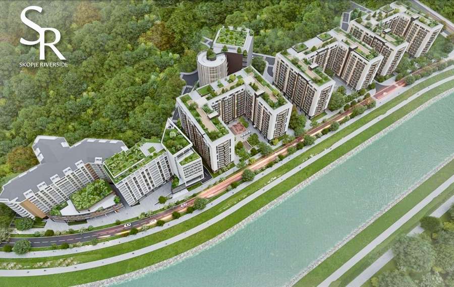 RiverSide - Apartament në ndërtim 50m2 - 1