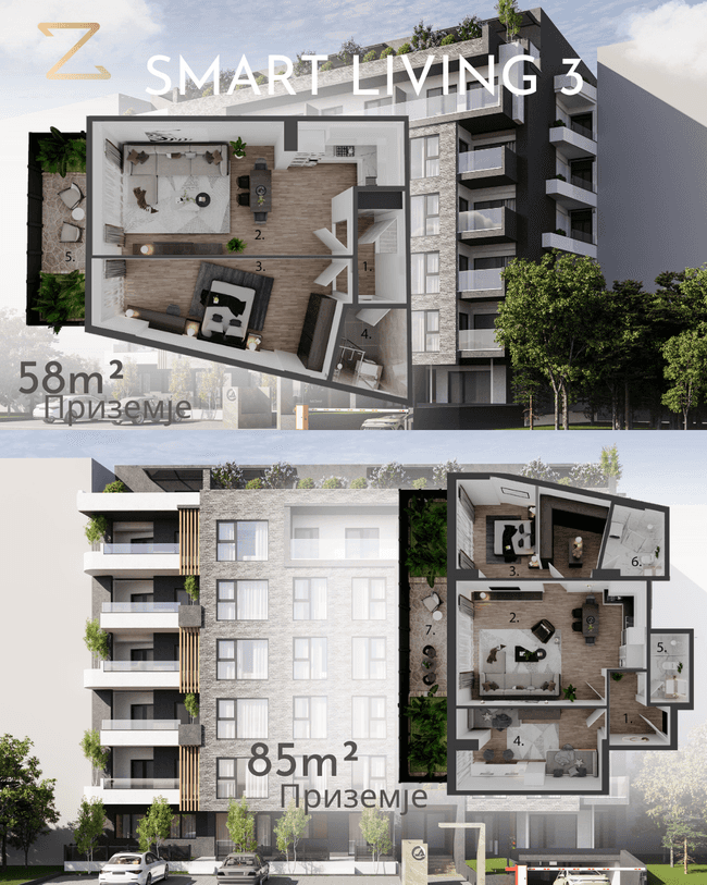 Станови во изградба Smart Living 3 - slika 2