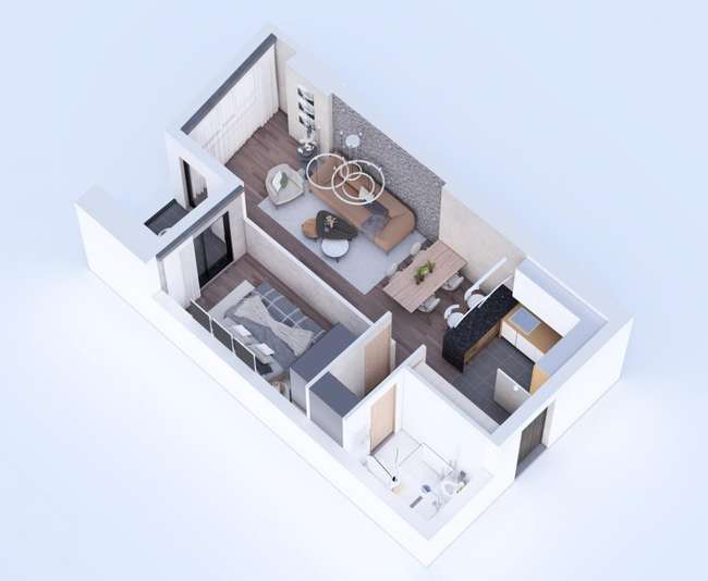 Apartament në ndërtim në Karposh - 2